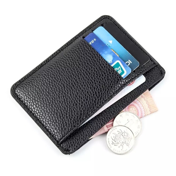 Card Holder PU Leather 6 Card Wallet - Picture 2 of 4